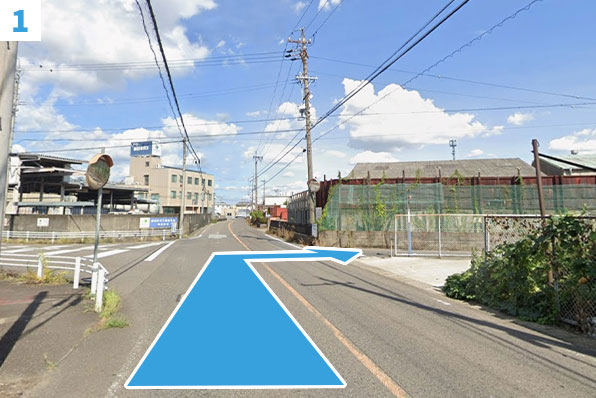 トレードランド北名古屋店の経路画像